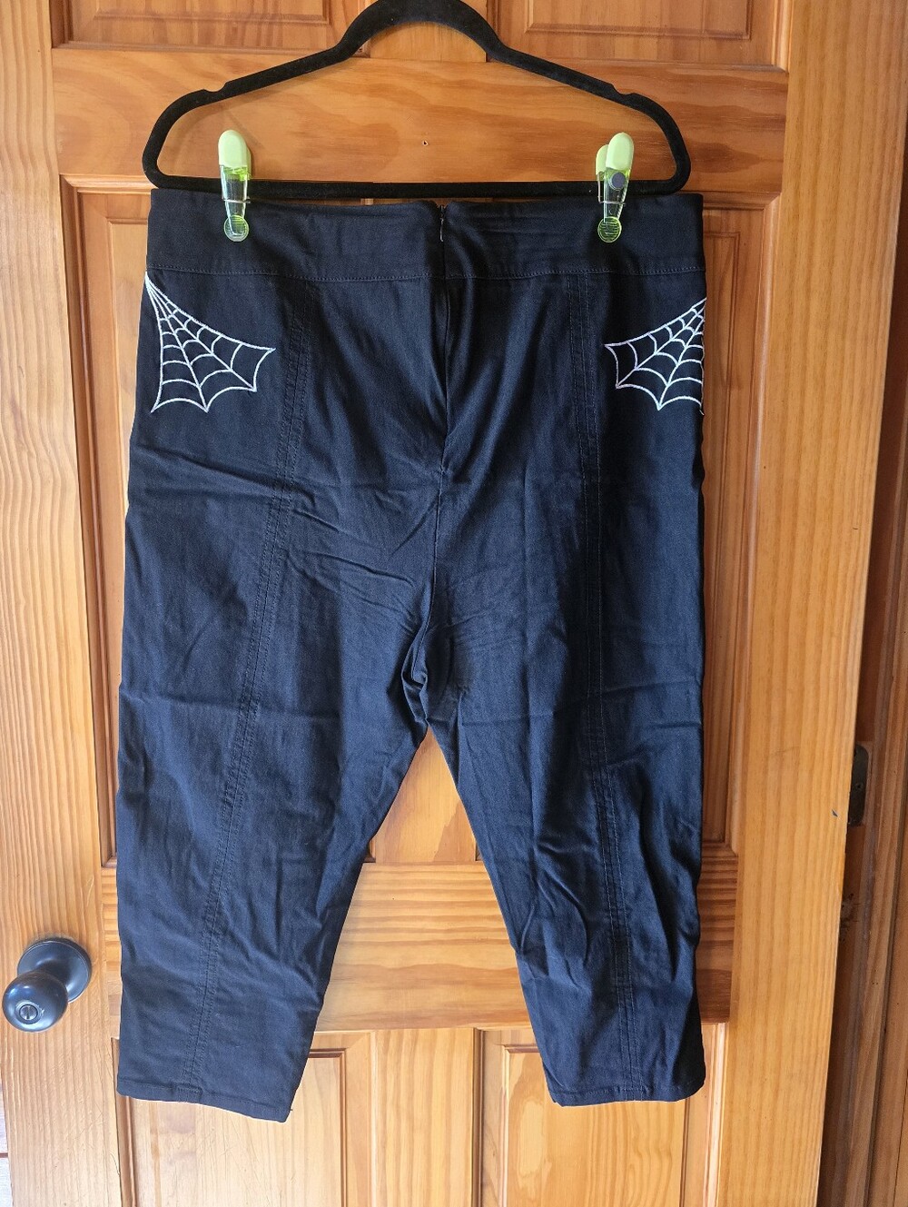 Sourpuss Spiderweb Capri Pants XXL